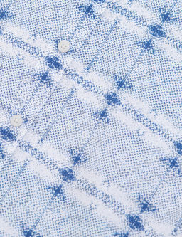 Рубашка приталенного кроя с длинным рукавом цвета индиго - Cacharel фото 4