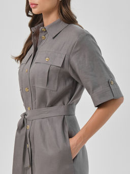 Платье льняное - Stilla фото 13