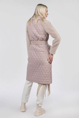 Пальто женское демисезонное (пояс) - El podio фото 5