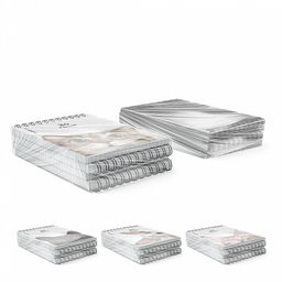 Цена за 4 шт. Блокнот на спирали ErichKrause Котики, А6, 80 листов, клетка_MIX-PACK  фото 8