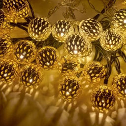 Гирлянда с питанием от солнечных элементов Марокко / FN-903 /уп 100/ 4 м 20 ламп - Галеонтрейд фото 2