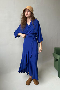 Юбка женская EASY035/01/Васильковый