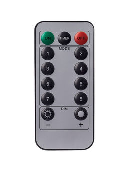 Гирлянда «Нить» 50 м роса, IP44, серебристая нить. 500 LED, пульт, 36 В, свечение тёплое белое