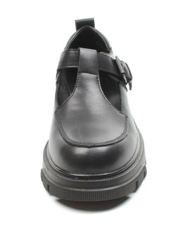 03-C1820-1 BLACK Полуботинки женские (натуральная кожа)