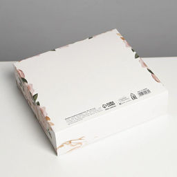 Коробка складная подарочная 8 марта, золото, 20 х 18 х 5 см, БЕЗ ЛЕНТЫ - Дарите счастье фото 4