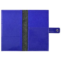 Органайзер-обложка д/путешествий арт.45284/30 ФЕТР ГРАФИТ.+ФЕТР СИНИЙ+САРИФ СИНИЙ - Escalada фото 4