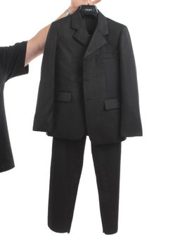 B-6 DK. GRAY Костюм тройка школьный для мальчика (65% шерсть, 35% хлопок)