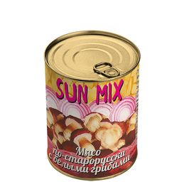 Мясо по-старорусски с белыми грибами SUN MIX, 340г