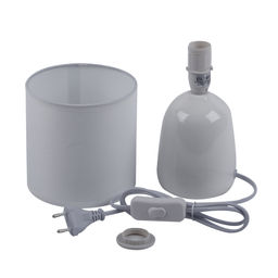 UML-B305 E14 WHITE Светильник настольный декоративный под лампу Е14, 40W. Механический выключатель. Белый. ТМ Uniel - Volpe фото 2