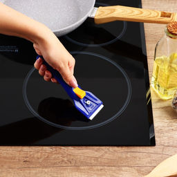 Скребок для стеклокерамики Доляна Базис, 16 см, МИКС