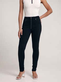 CONTE Джинсы skinny CON-441 на молнии washed black