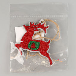 Новогоднее украшение «Олень», на клеевой основе