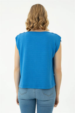 Женская футболка Saks с круглым вырезом Неожиданная скидка в корзине - U.s. polo assn фото 5