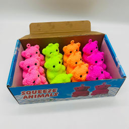 Мякиш антистресс Медведь роза 12 шт в уп - Storyland фото 3