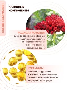 Ламинирующий кондиционер для окрашен. волос, 250 мл / Natura Siberica / ICE Professional / Home / Color Luminaiser /  фото 2