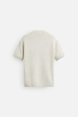 BOUCLE TEXTURED KNIT T-SHIRT - Zara фото 8