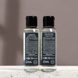 Подарочный набор новогодний Сильному духом: гель для душа и шампунь для волос, 2?100 мл, Чистое счастье