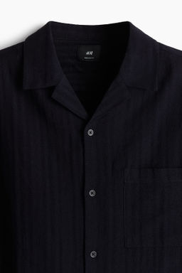 Camisa resort en mezcla de lino Regular Fit - H&m фото 5