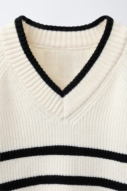 STRIPED KNIT SWEATER - Zara фото 3