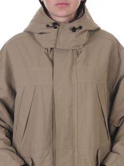 3090 DK. BEIGE Куртка демисезонная женская (100 гр. холлофайбер)