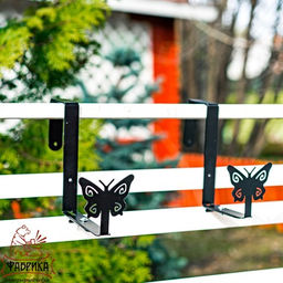 Кронштейн для балконных ящиков Бабочки (2 шт) 203-016