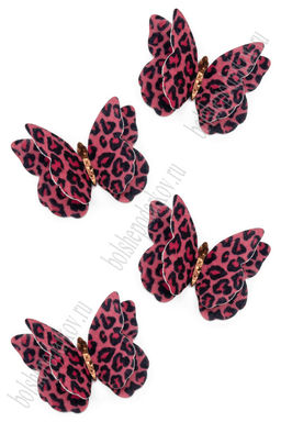 Лазерная вырубка из фетра "Бабочка" 5 см (10 шт) №16 несклеенная