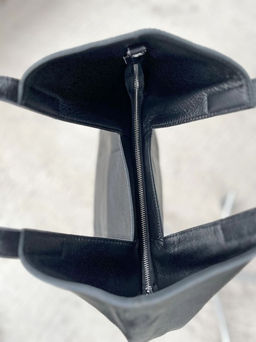 Женская кожаная сумка шоппер 2047-9 Блек - Sergio valentini фото 5