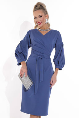 Платье Искусство обольщения (синий) - Эльза фото 2