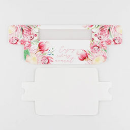 Цена за 5 шт. Коробка для макарун, кондитерская упаковка «Enjoy», 18×5.5×5.5 см