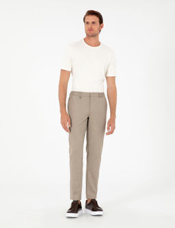 A__k Kahverengi Ex. Slim Fit Kuma_ Pantolon
