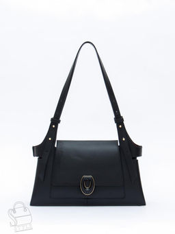 Сумка женская кожаная 2389Y black Polina&Eiterou  в Новосибирске