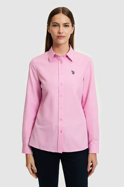 Kad_n Pembe Uzun Kollu Basic G_mlek - U.s. polo assn фото 3