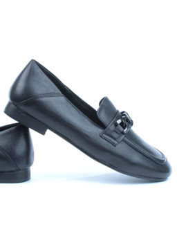 03-DCO117-1 BLACK Лоферы женские (натуральная кожа) - Фабричный китай фото 2