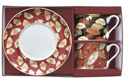 Набор чашек с блюдцами Кимоно, 0,24 л, 2 шт - Easy life фото 3