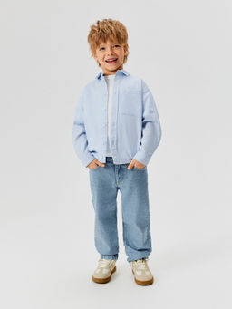 ACOOLA / Сорочка верхняя детская для мальчиков Morenio голубой