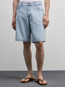 Джинсовые шорты прямые / Zarina  фото 3