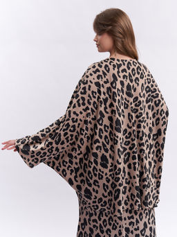 Шелковая леопардовая блузка TBL73537LEO18 - Артесса фото 6
