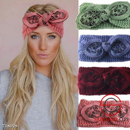 Тёплая повязка для волос женская - Bruno фото 4