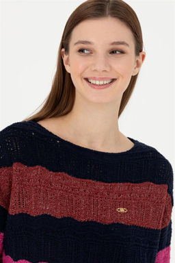 Женский темно-синий свитер - U.s. polo assn фото 2