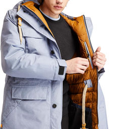 Куртка Timberland Parka Wilmington Field DryVent голубая  фото 8