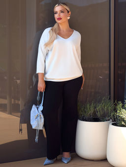 Джемпер 0057-9 белый бриллиант