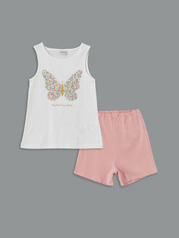 Bisiklet Yaka K?z ?ocuk Atlet ve ?ort