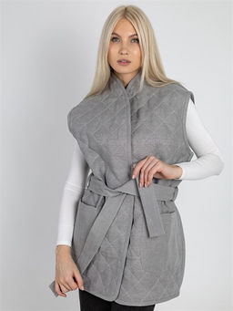 Жилет  лен 100%, хлопок 100%, льняной утеплитель 100%