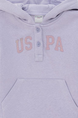Базовый свитшот Girl Lilac Неожиданная скидка в корзине - U.s. polo assn фото 3