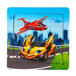 Пазл Транспорт, 14 см х 14 см