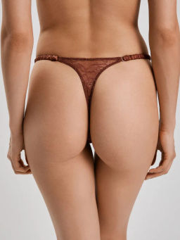 Infinity / Трусы стринг жен Vladislava ореховый - Infinity Lingerie фото 3