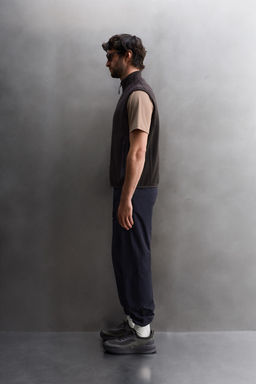 CONTRAST KNIT FLEECE VEST - Zara фото 4