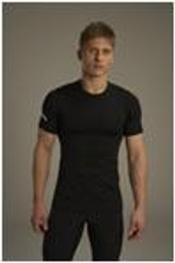 Компрессионная футболка с коротким рукавом Черный