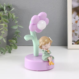 Фигурка светящаяся Девочка под цветочком, 8?8?15 см, МИКС
