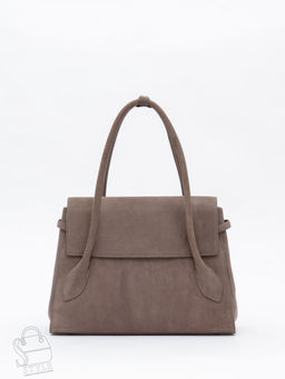 Сумка женская кожаная 2424YF apricot  Polina&Eiterou